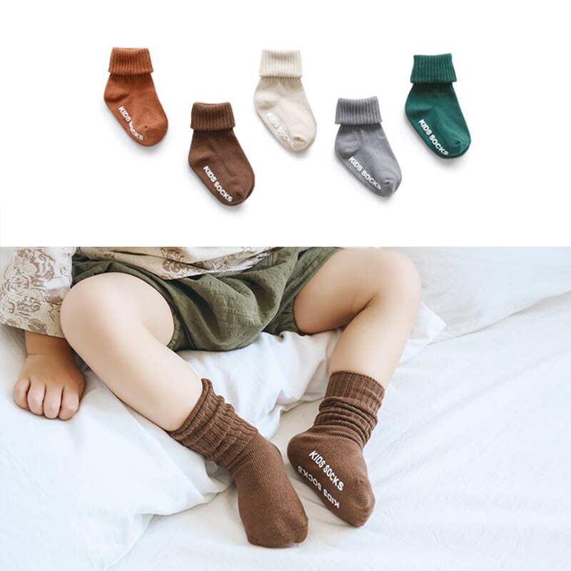 Calzino per neonato in cotone primaverile silice sul fondo calzini per neonato antiscivolo calzino per bambina per bebes accessori ricevitore nacido vestiti per bambini