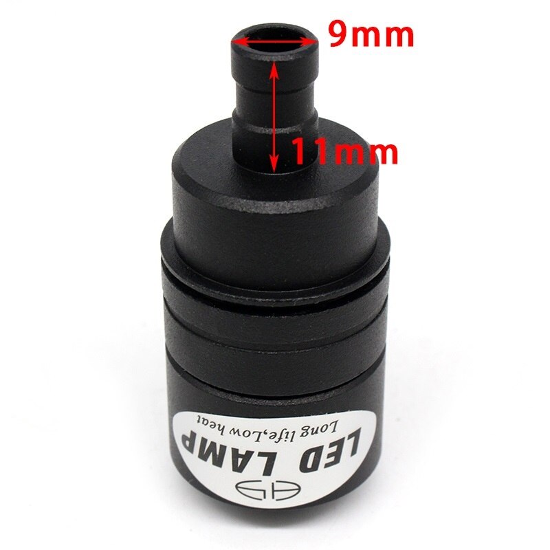 Stereo Microscope Spot Point Light LED Coaxial Light Source Adjustable Illumination Lamp for Industrial Camera Diameter 9 mm