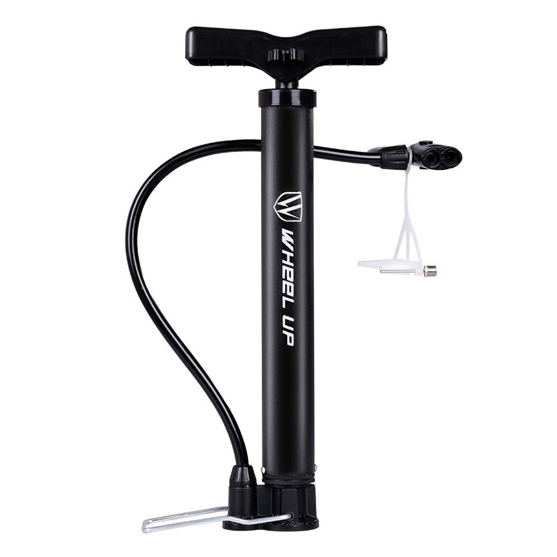 Bike Floor Pump Automatically Reversible Presta Schrader Bicycle Air Pump 120PSI With Multifunction Ball Needle
