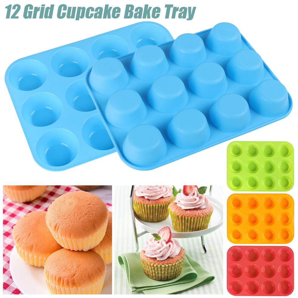 12 rooster siliconen grote muffin yorkshire puddingvorm antiaanbak cupcake bakvorm bakvorm keuken diy bakgereedschap
