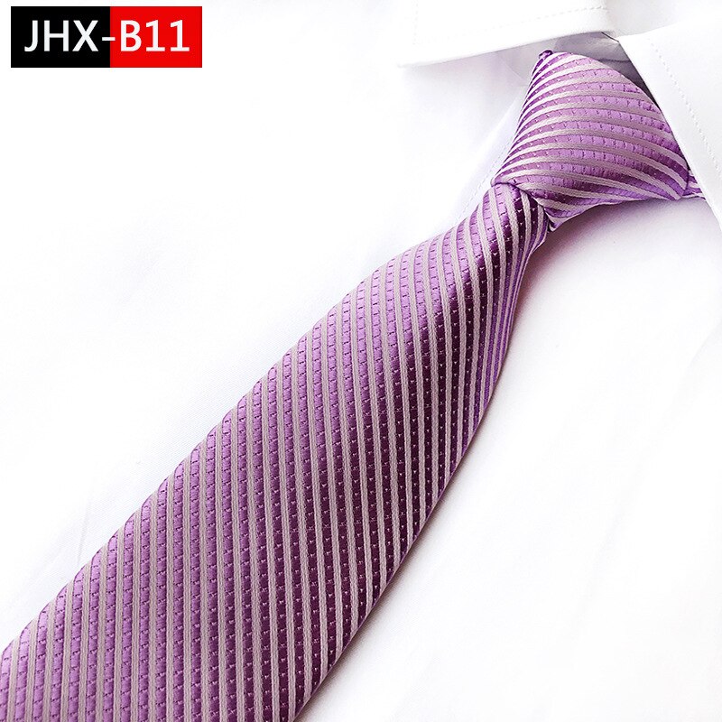 Klasyczne czerwone krawaty ślubne męskie oficjalne akcesoria biznesowe ślubne Pan młody ślubne 8CM krawaty: JHX-B11