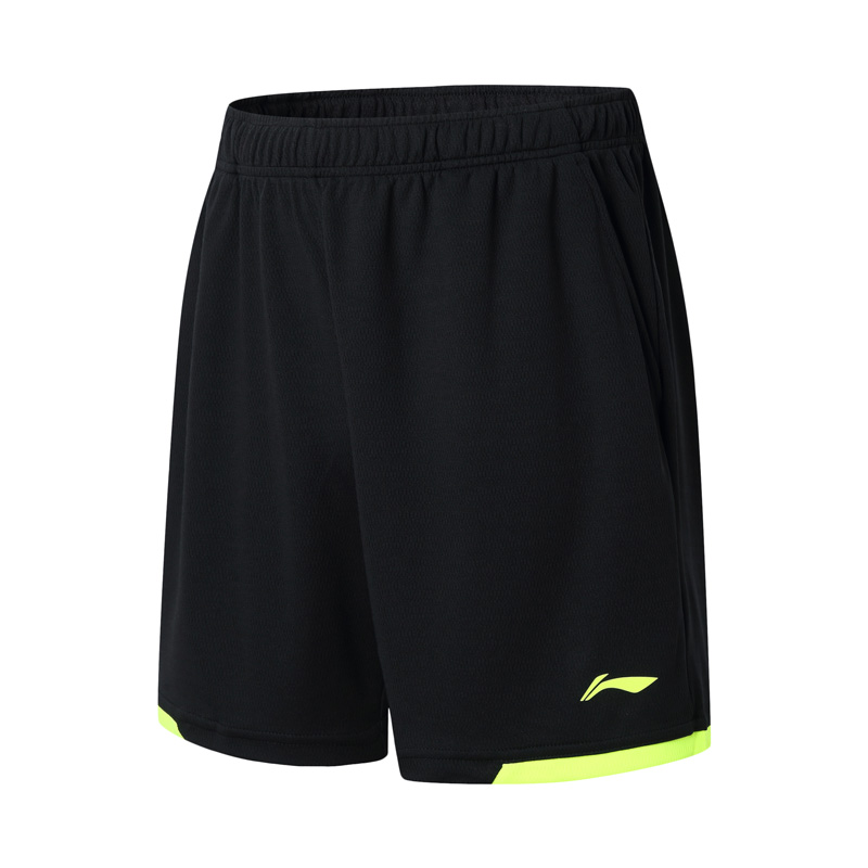 Li-ning badmintonshorts til mænd på tør åndbar konkurrencebund 100%  polyesterfor for sportsshorts aapm 143 mky 300