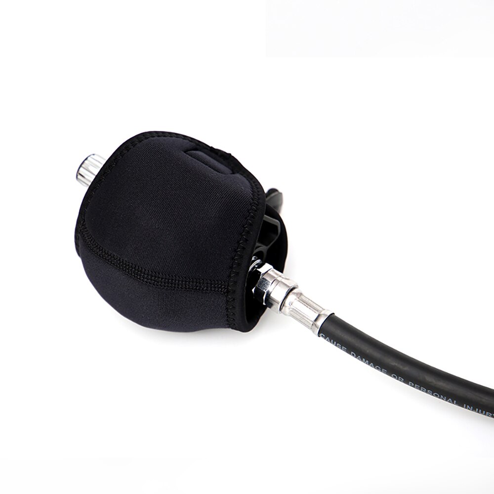 Zwart Snorkelen Scuba Tweede Fase Hoofd Cover Duiken Regulator Protector Case