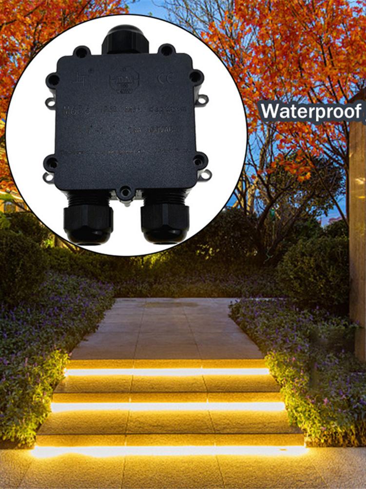 IP68 Waterdichte Junction Box Plastic Connector Universele Elektrische Project Behuizing Voor Aansluiten Lampen En Lantaarns