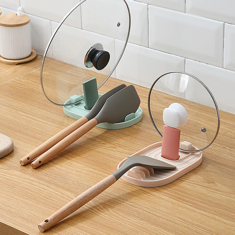 Praktische multifunctionele keukenbenodigdheden Gebruiksvoorwerpen Meerkleurig Opvouwbaar Scandinavische stijl Pottenrek Potdeksel Spatel Organizer
