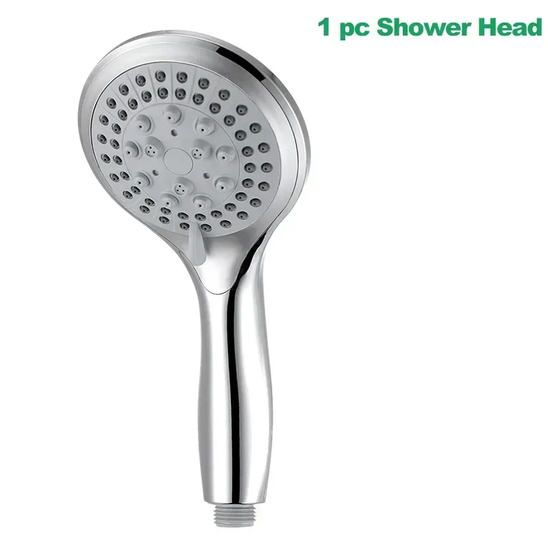 Zhang Ji 5 Modes Siliconen Nozzle Douchekop Houvast Neerslag Jet Spray Hoge Druk Krachtige Douchekop Verchromen: Rood