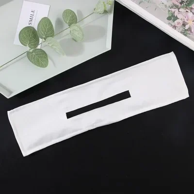 Diadema con rodillo para mujer, rizador de pelo, Donut, moño, lazo, Orejas de conejo, anillo mágico para peinado, accesorios, herramienta de horquilla perezosa retorcida: Blanco