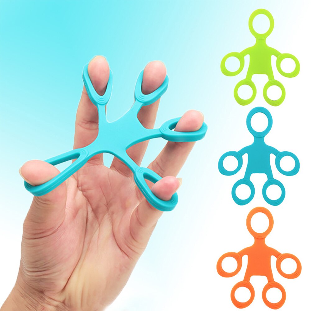 Finger Stretcher Hand Resistance Bands Extensor Exerciser Grip Strengthener Fitness Accessories for adults kids forearms wrist