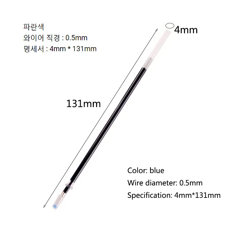 Automatisk försvinner gelpen refill 0.5mm blå bläck specialfunktion refill magisk färg bleknar öva skrivpenna istället refill