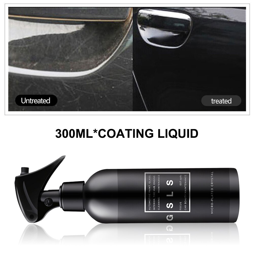 300ML Hydrophobic Wax Car Paint Care Coating Liquid Full Car Nano Coating Liquid Coating Spray Crystal Protective Film