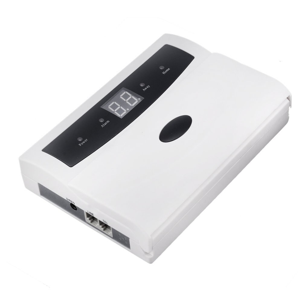 LED Intelligent Wireless Digital Home Security Alarm System Fireproof Burglarproof Emergency Help White For Home Safe