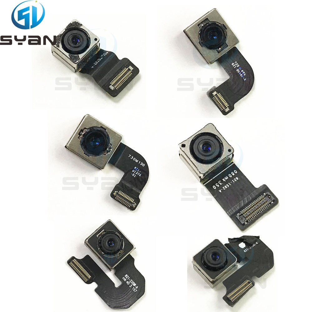 Original Main Back Camera Flex For iphone 5 5s 5c 6 6 plus 6s 7 7 plus 8 se rear camera replacement phone