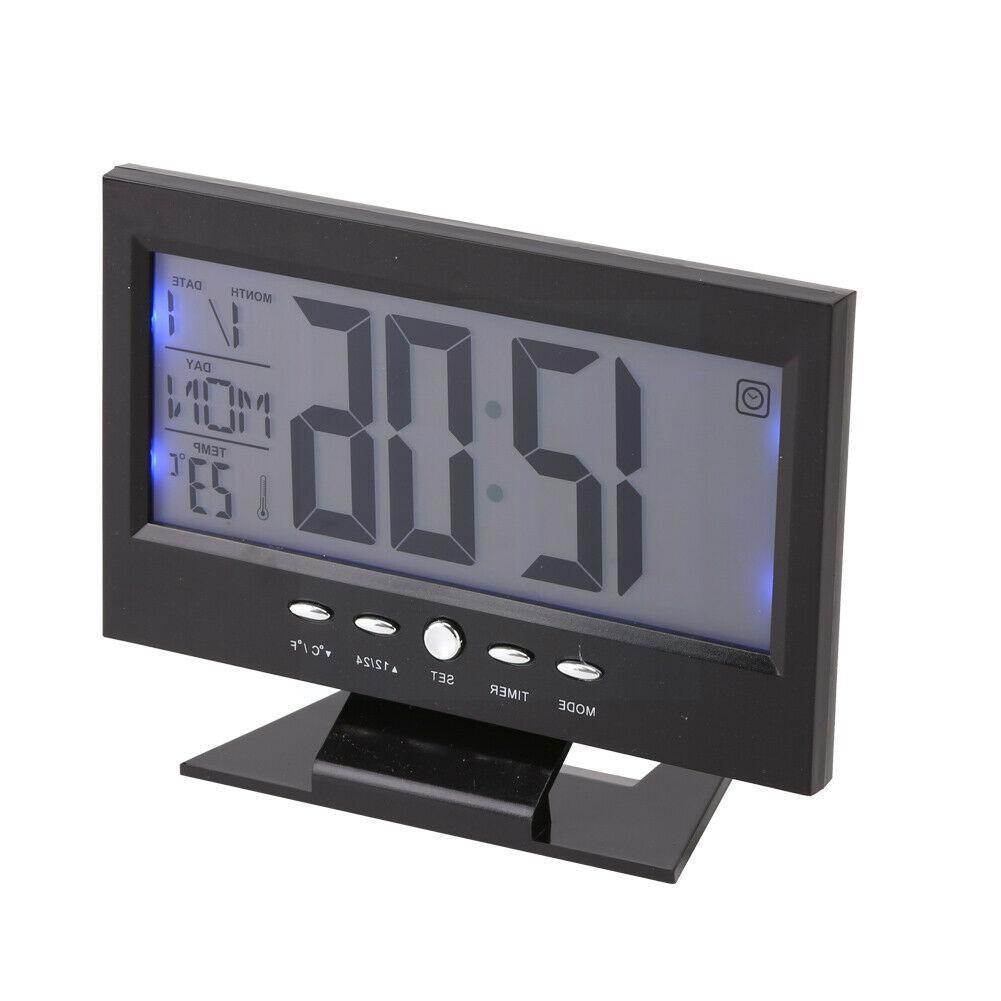 Intelligent Digital Clock Weather Station Display Alarm Thermometer Calendar Wireless Temperature Meter Clock Function Humi X6q1