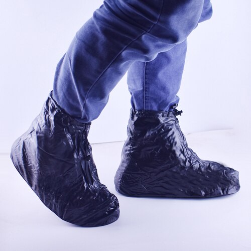 Accessoire Pluie SHBHWS Couvre-Chaussures Imperméable Réutilisable - Protection Pluie Et Boue Pour Vélo, Moto - Tailles S-3XL Protection Chaussures