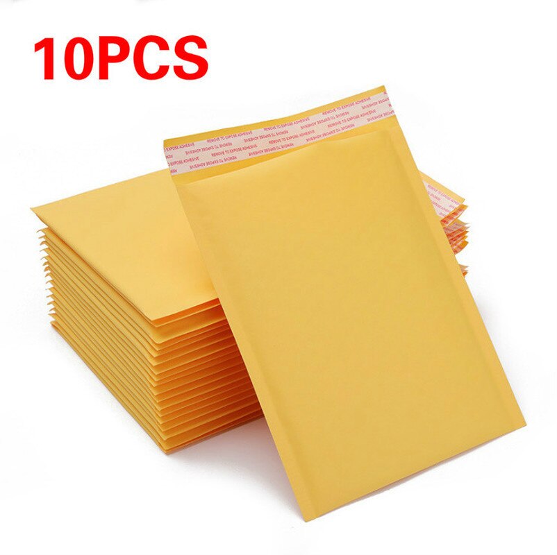10pcs Kraft Paper Bubble Envelopes Bags Mailers Pa Grandado 10pcs-kraft-paper-bubble-envelopes-bags-mailers-pa-grandado
