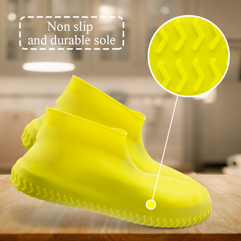 Siliconen Waterdichte Schoen Covers Slip Regen Laarzen Herbruikbare Geen-Slip Rubber Schoen Protectors Voor Kinderen Mannen Vrouwen