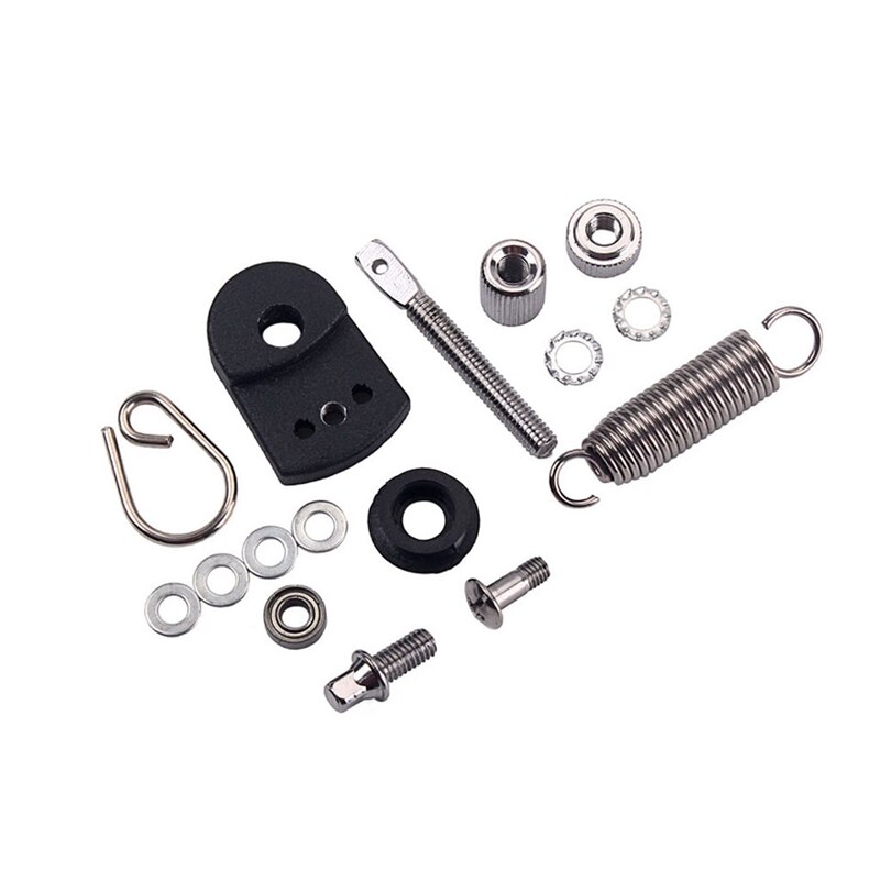 Bass drum voetpedaal veer met d-ring veren spanner percussie-instrumenten accessoires voor drummer percussionist: Default Title