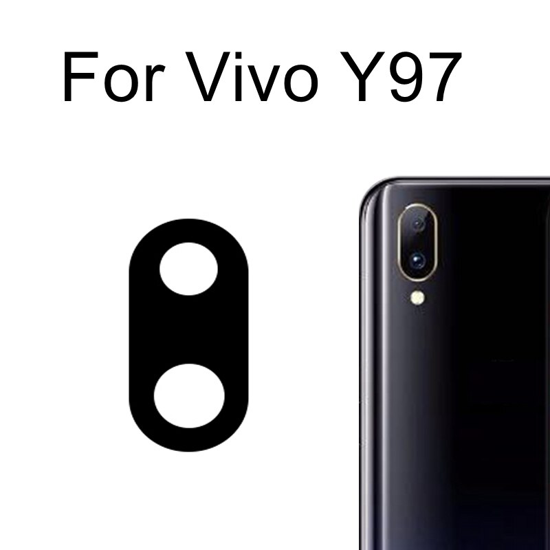 Originele Rear Terug Camera Glazen Lens Voor Vivo Y3S/Y5S/Y7S/Y9S/Y20/Y30/y30G/Y31/Y31S/Y50/Y51/Y52S/Y73S/Y93/Y97 Vervangende Onderdelen: Y97