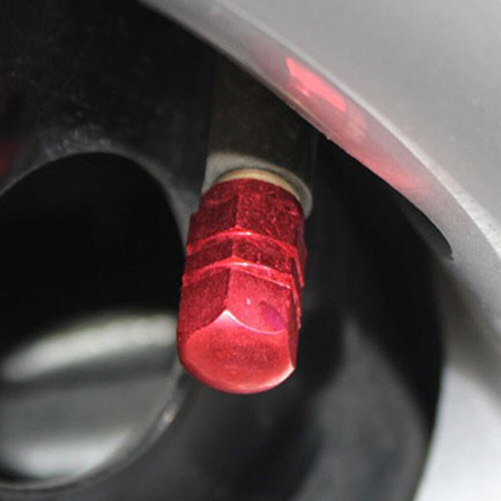 4 st lastbil bil cykel aluminium däck hjul fälgar stam luftventil kåpor däck kåpa