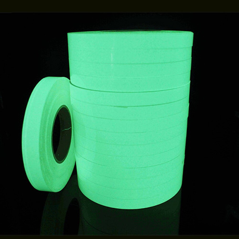 PVC Glow in The Dark Tape Luminous Emergency Roll Safety Warning Tape Night Self-adhesive Security Sticker Walls Steps Exit Sign