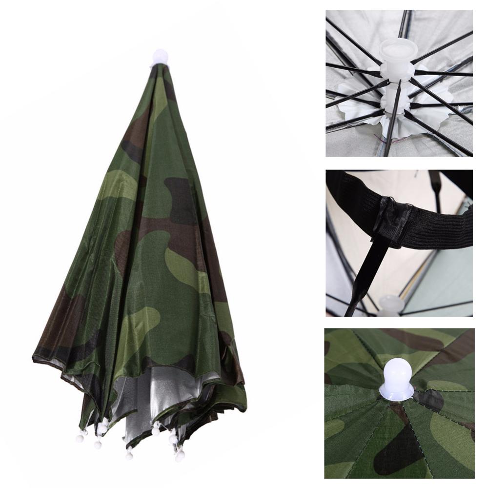 Składana czapka parasolka czapka przenośna na głowę parasol robić golfa outdoorowe wędkowanie kemping piesze wycieczki parasol przeciwsłoneczny nakrycia głowy hurtownia