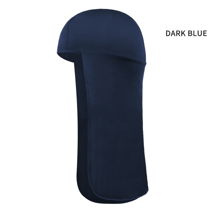Verano ciclismo cola larga parasol sombrero de secado rápido Anti-UV protección del cuello gorra pesca senderismo caza gorra forro duro sombrero elástico: Multicolor