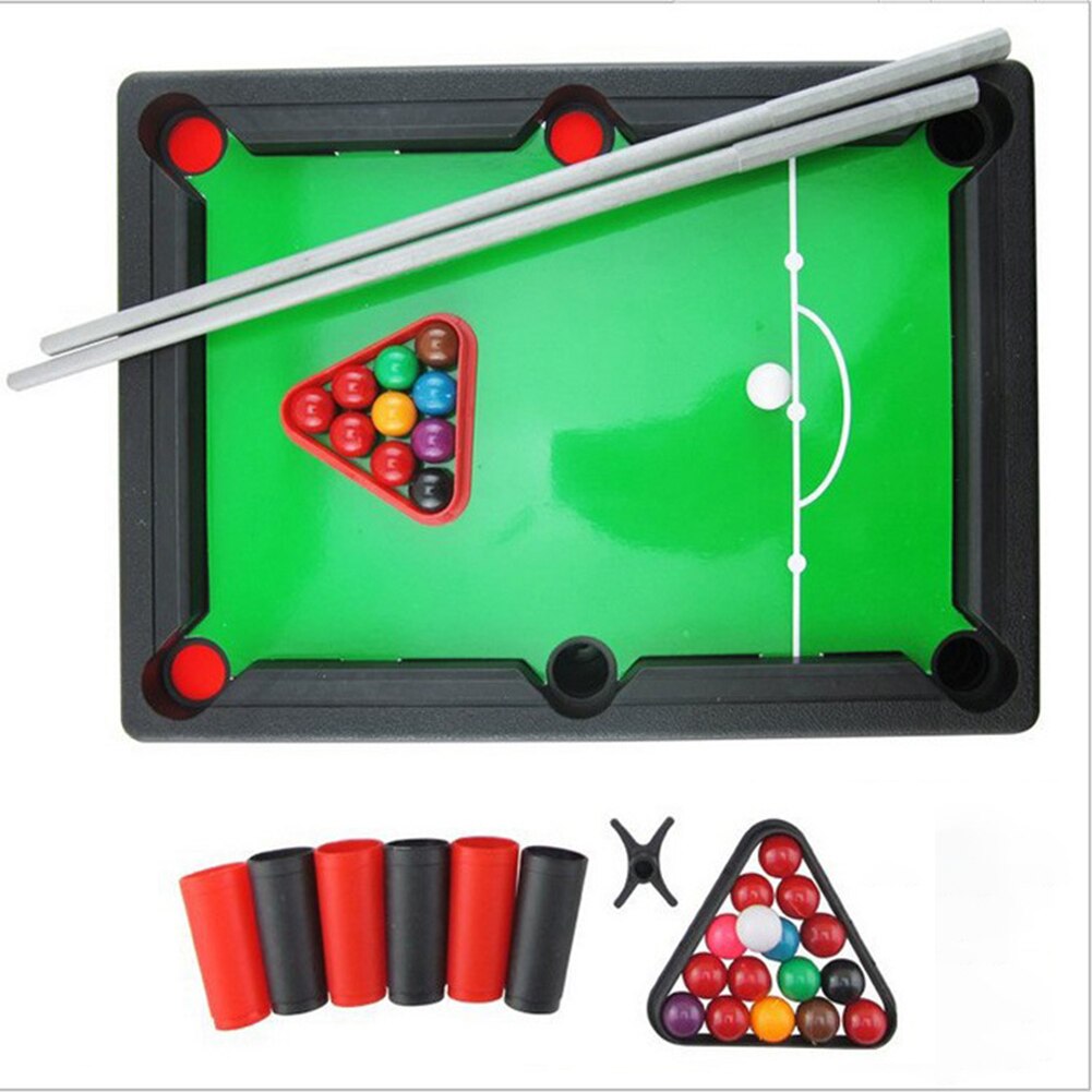 Mini Tabletop Pool Table Children Play Sports Balls Sports Toys Parent-child Interaction Desktop Billiards Sets Family Entertain: Default Title