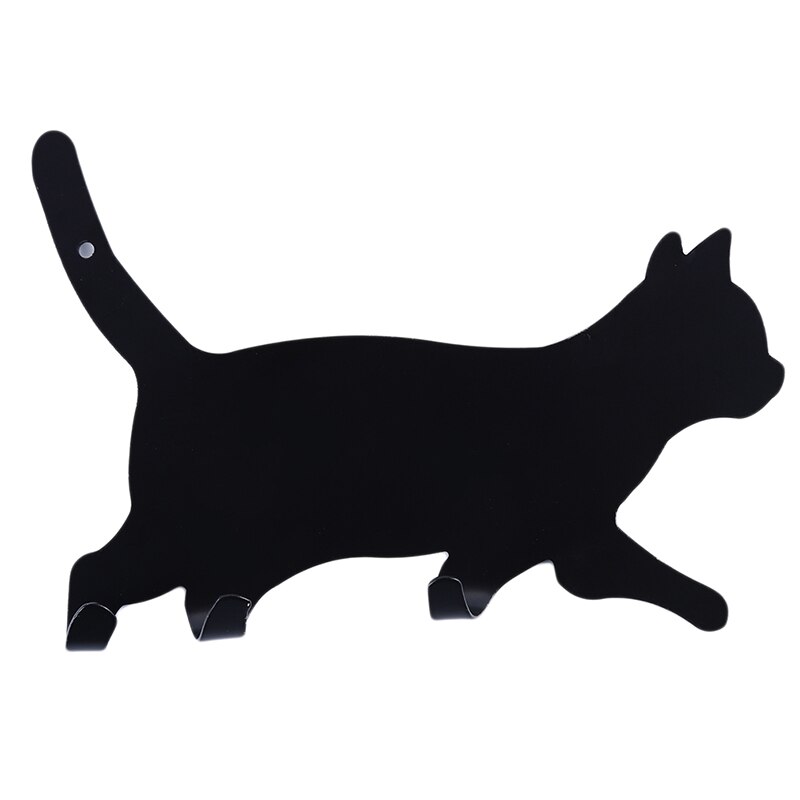 Colgador de LLAVES DE GANCHO de Metal para puerta de pared de cocina soporte decorativo con forma de cola de gato estante de almacenamiento de ropa herramientas sin costura Accesorios
