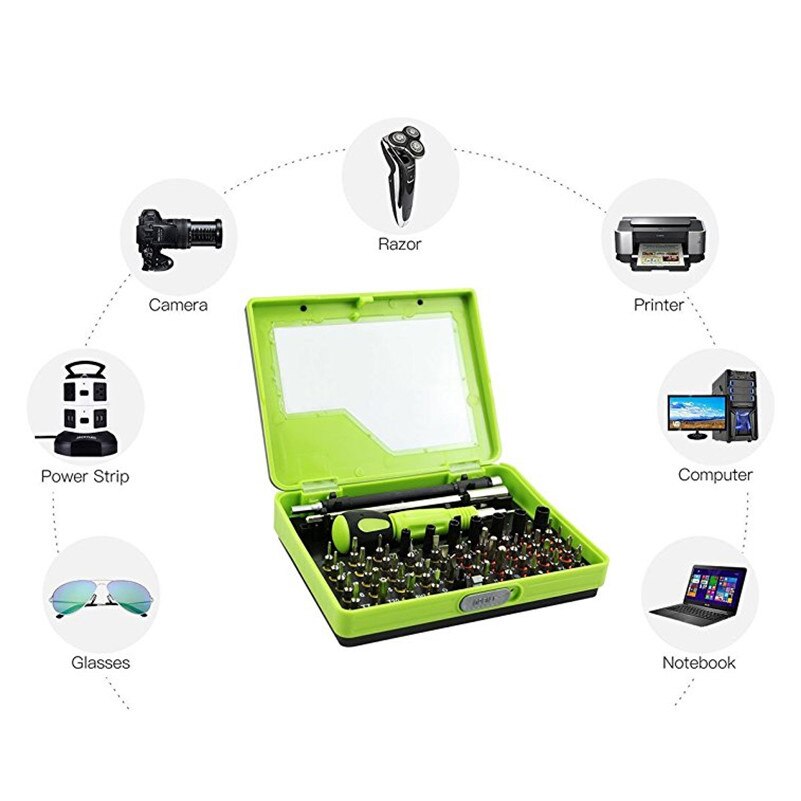 Prostormer 53 in 1 magnetisk skruvmejselsats precisionsskruvmejsel tooltweezer flexibel borraxel för rc pc pda mobil bil