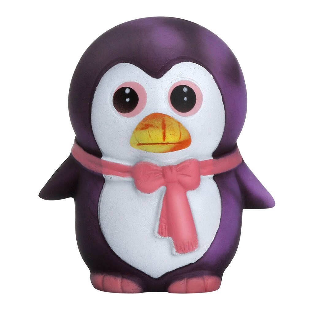 Thermal Heat Induction Temperature Color Change Squishies Penguin jumbo cute Slow Rising Kawaii Squish Toy for Kids Squeeze toy