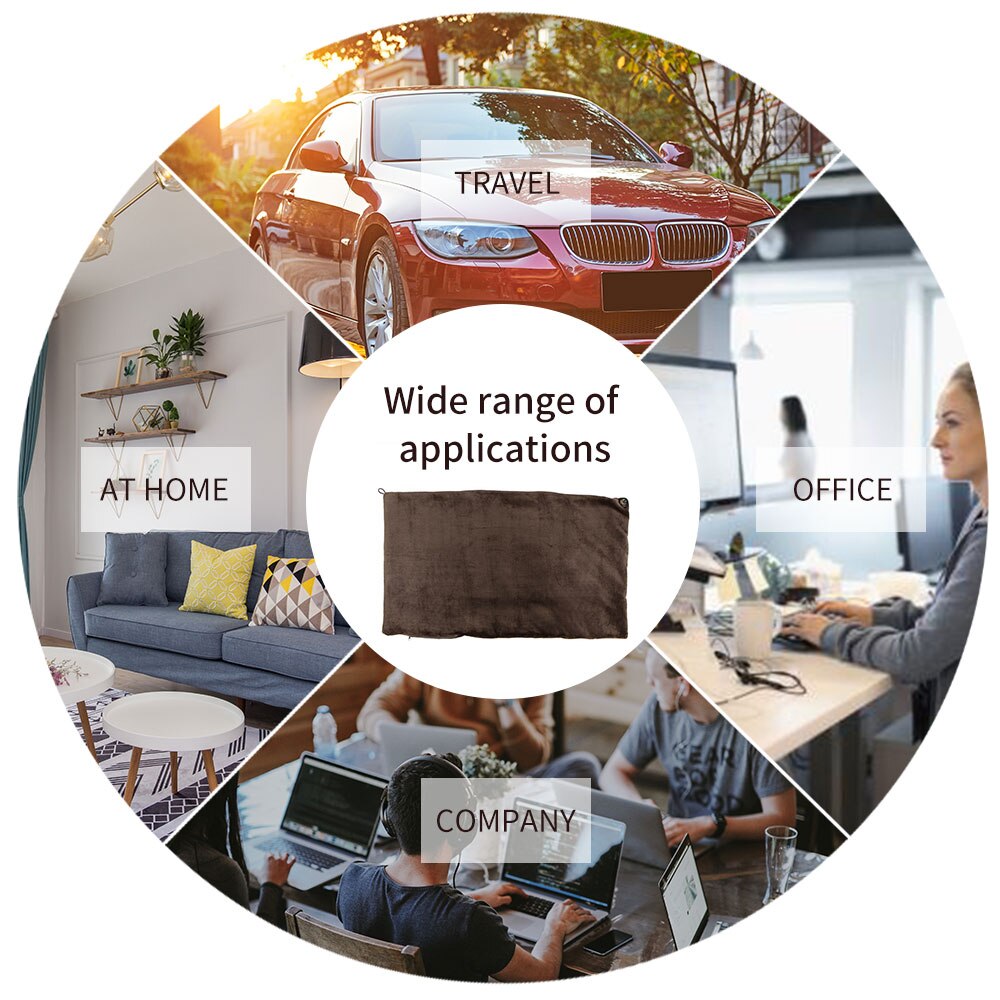 Usb elektrische verwarmingsdeken, schouder- en nekkussen, mobiele verwarmingssjaal, zacht, 5v 80*45cm , warme, slimme sjaal voor de gezondheidszorg