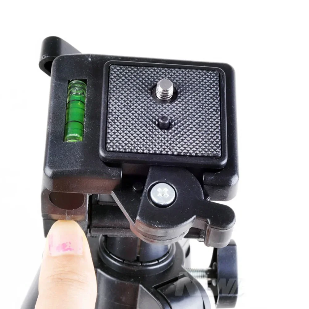 Placa de liberación rápida trípode monopié zapata rápida placa QR cámara accesorios para sesión de fotos plástico para trípode Weifeng 330A