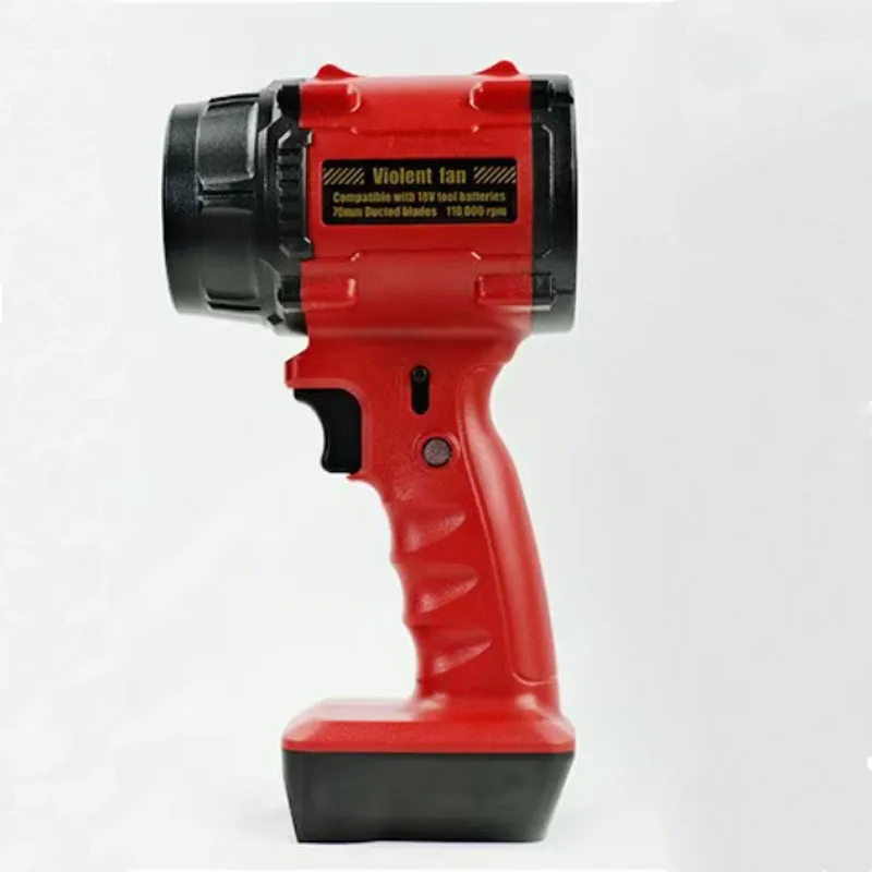 Para Milwaukee, batería de 18V, ventilador violento de alta potencia, soplador de aire sin escobillas, ventilador Turbo, ventilador de chorro de plumero de hojas de velocidad ajustable