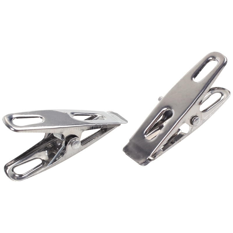 40 Pieces Of Stainless Steel Clothespin Metal Clip Socks Clip Clothespin Needle Clip Sealing Clip