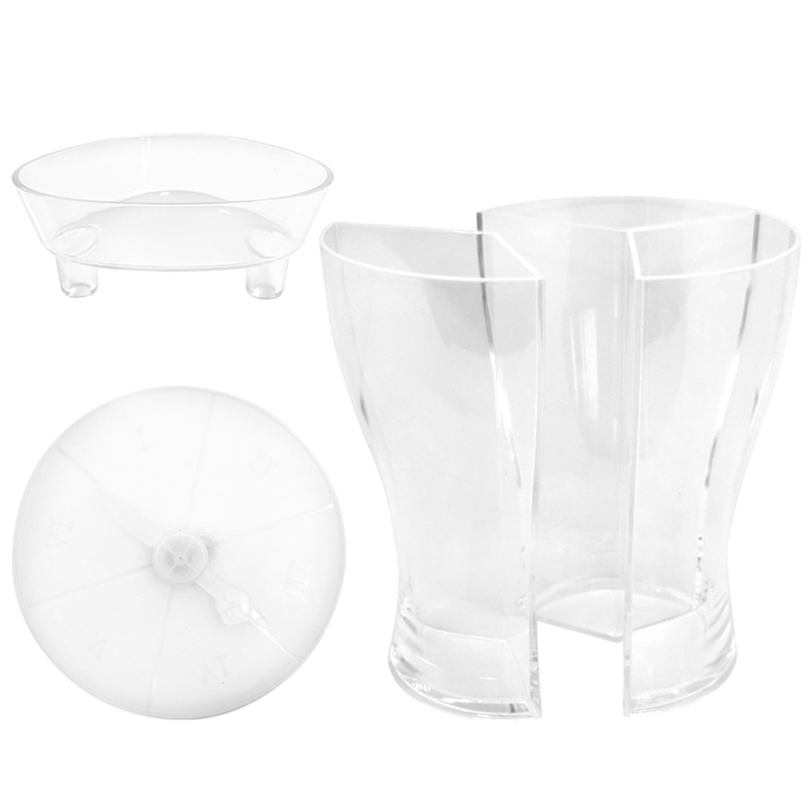 Beer Mug 1008ML Large Capacity Transparent Acrylic Funny Drinking Cup Glass Accessory Dispenser Game Turntable: Green