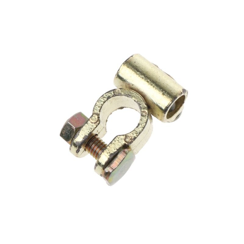 1Pair Alloy Car Battery Terminals Clamps Screw Connection Positive Negative Clip
