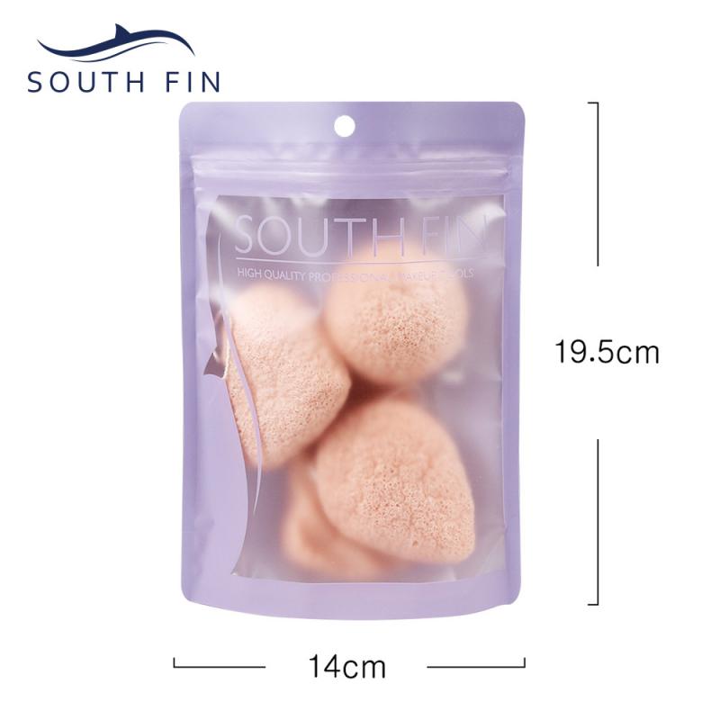 4 PCS/SET Natural Soft Konjac Facial Puff Face Body Cleanse Washing Sponge Exfoliator Cleansing Sponge Puff