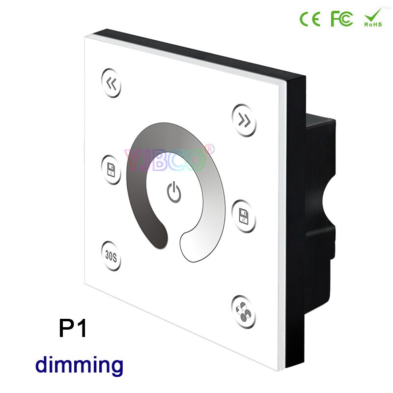 BC LED Helligkeit Dimmer RF kabellos fernbedienung dimmen/CCT/RGB/RGBW LED berühren Tafel Regler für LED streifen Licht lampe, DC12V-24V