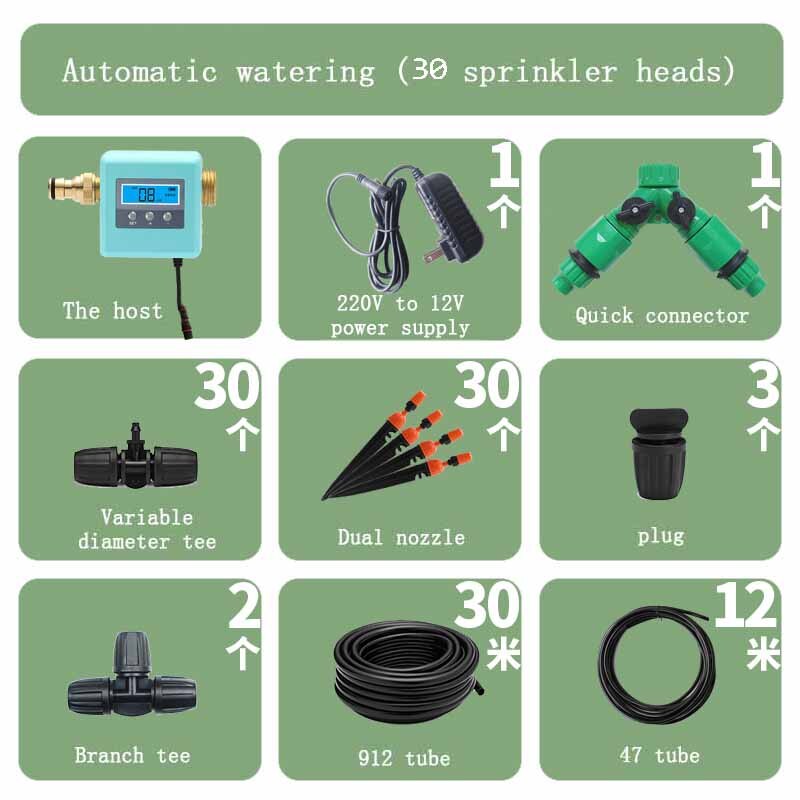30M Smart Garden plant Drip Irrigation System Automatic Water Pump time Watering Device Sprinkler Spray Cooling Watering Potted