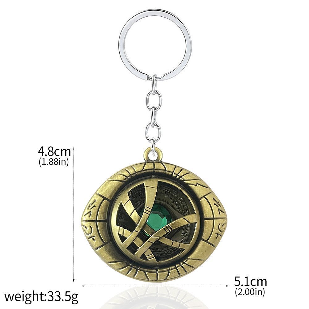 Thor Hammer Metall Schlüsselanhänger Film Schmuck Schlüsselanhänger Cosplay Stütze Schlüsselhalter für Fans Tasche Ornament Auto Anhänger: Hellblau