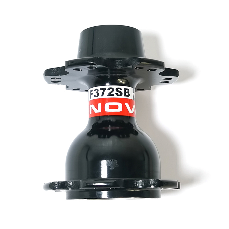 Novatec F372SB Rear Hub Body Shell 24 Key Holes Road Bicycle 24H Black Red White with Ratchet Ring No Bearings Freehub