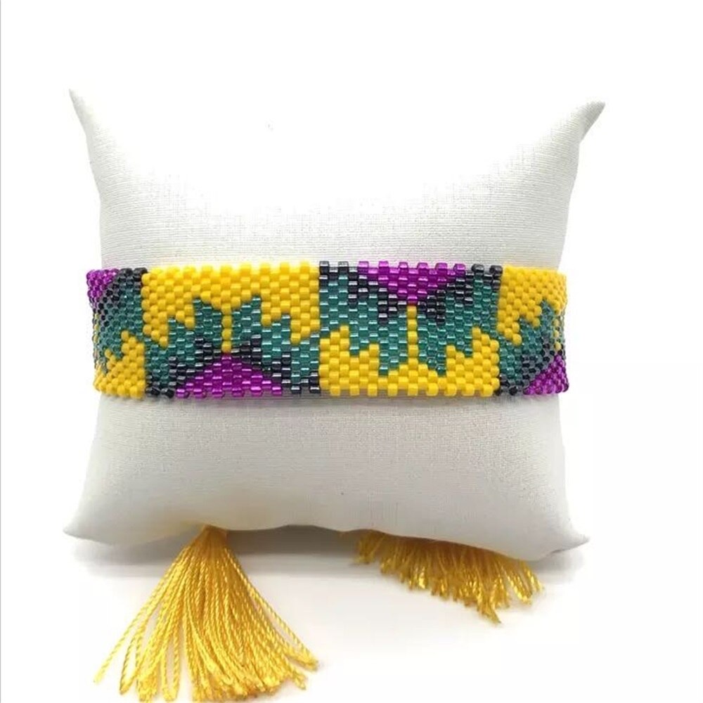 ZHONGVI Miyuki Braccialetto Della Boemia Bracciali per Le Donne 2020 di Modo Gioielli Messicano Regalo Giappone Perle di Vetro Fatti A Mano Tessuto Pulseras: 6