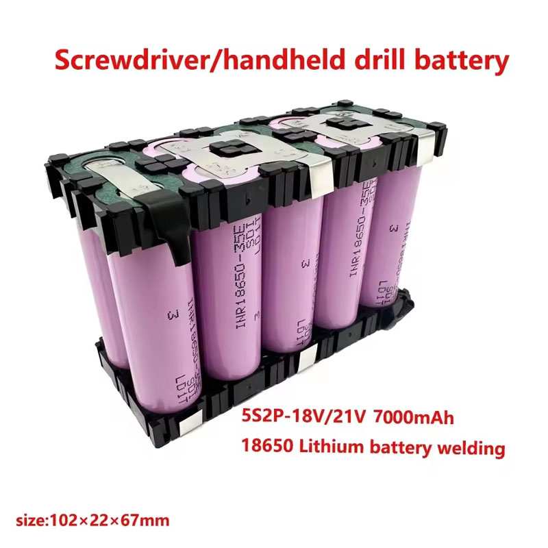 2S1P 3S2P 4S1P~5S2P 6S2P 18650-35E Akku benutzerdefinierte 18650-35E Akku Schweißen 3500 mAh / 7000 mAh Akku 7,4 V bis 25,2 V: Brown