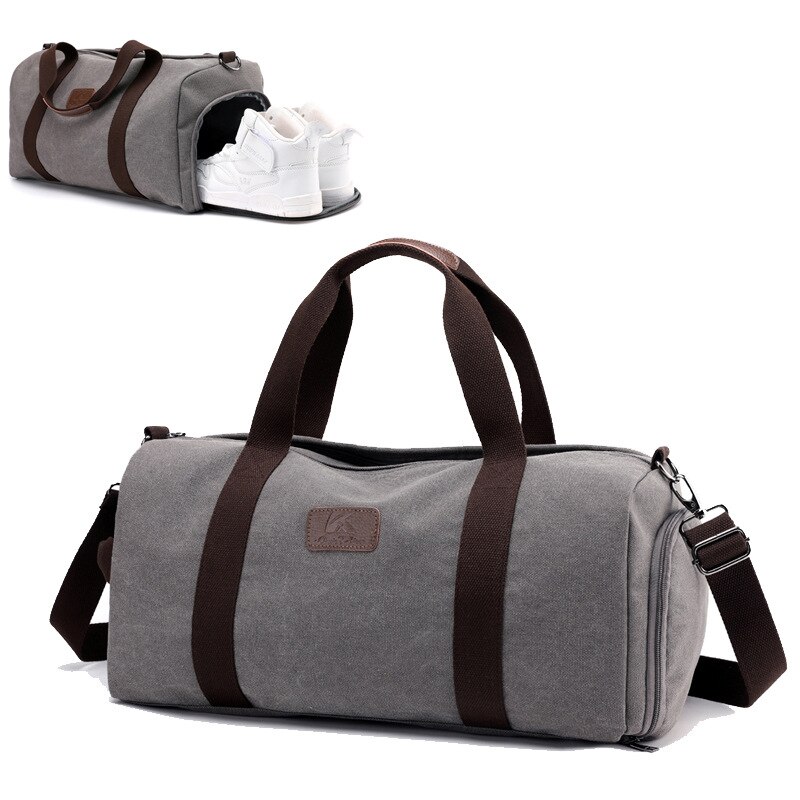 Casual Duffelväska Herr - Canvas Bagage - Axel- eller Handväska - Weekend Organizer
