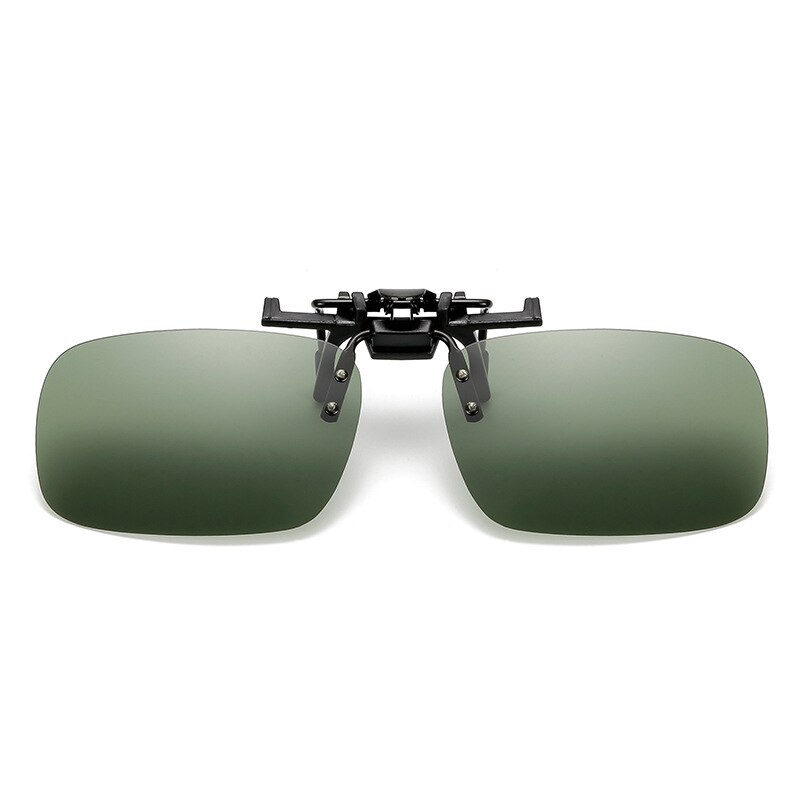 Car Driver Goggles Anti-UVA UVB Polarized Sun Glasses Driving Night Vision Lens Clip on Sunglasses Interior Accessories: Green  
