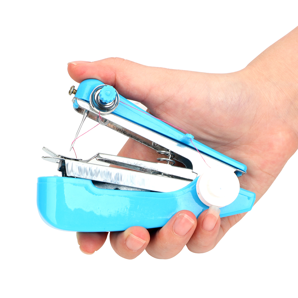Niceyard Handmatige Bediening Draagbare Mini Naaimachine Creatieve Eenvoudige Naaien Gereedschap Home Reizen Kleine Borduurwerk Willekeurige Kleur