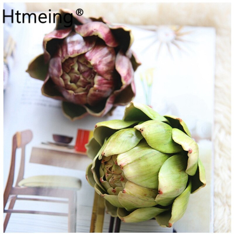 Kunstmatige Artisjok Plastic Plant Voor Keuken Thuis Art Decor Tafel Display Decoratie, 11 Cm Diameter