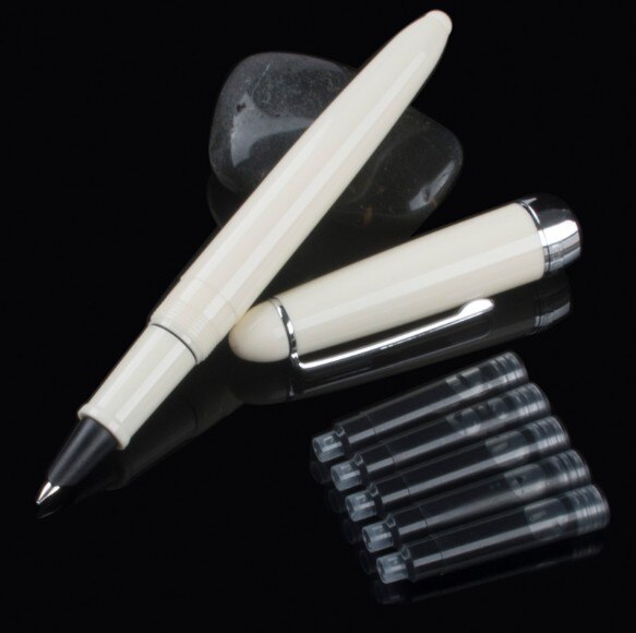 JINHAO 992 Student Fountain Office Pen Transparent 6 Color Round Spiral: 03