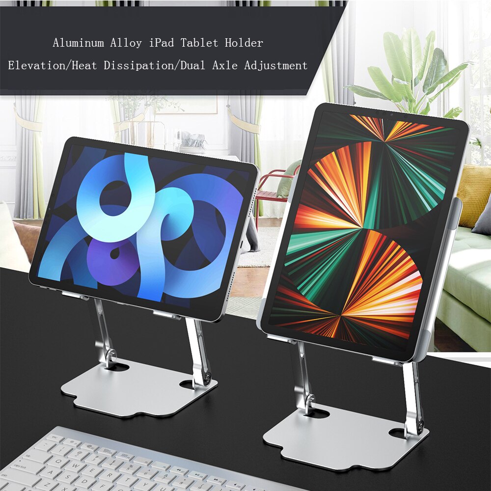 Tablet Stand Height Adjustable Stand Foldable Holder for iPad Pro 12.9 11 10.2 Air 4 3 Mini 5 Phone Holder Samsung Xiaomi