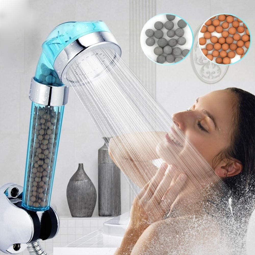 Zhangji spa terapi bruser anion bolde brusehoved vandbesparende nedbør håndholdt bruser dyse højtryk abs bad